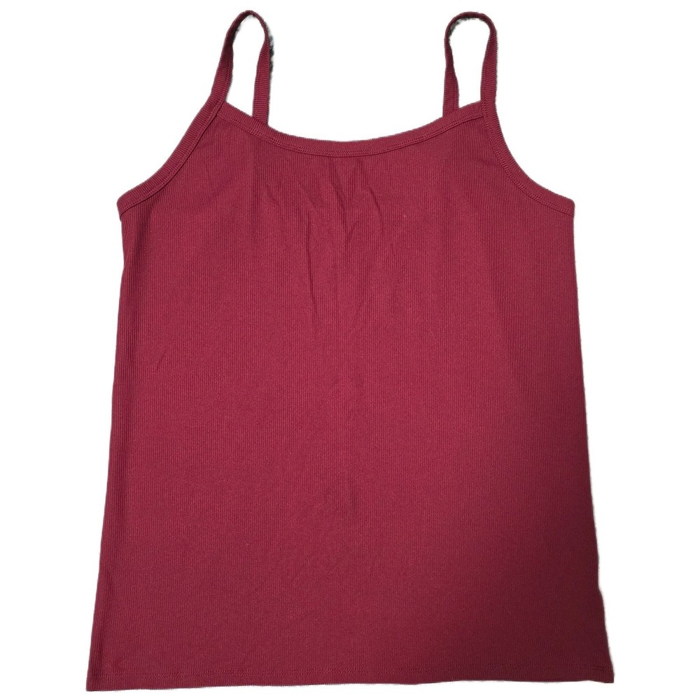 Set of 3 XXL 19 Ribbed Tank Top Bundle Sleeveless Maroon Blue Mustard (T) - Picture 3 of 13